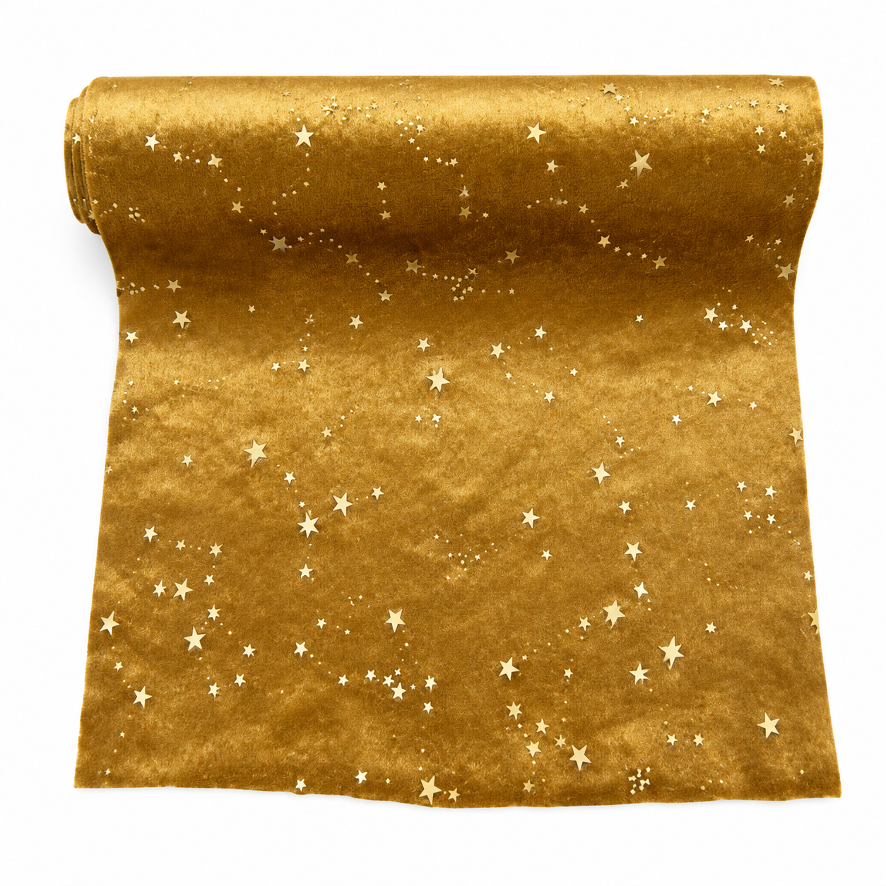 Rollo de Listón Dorado con Estrellas – Galerías el Triunfo