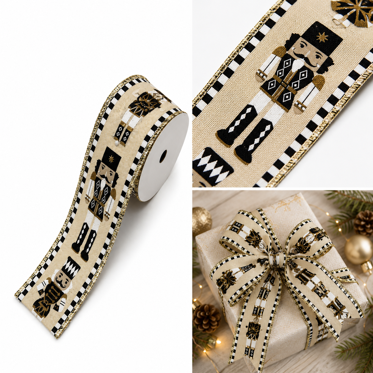 Listón Navideño Cascanueces de Gala – Galerías el Triunfo