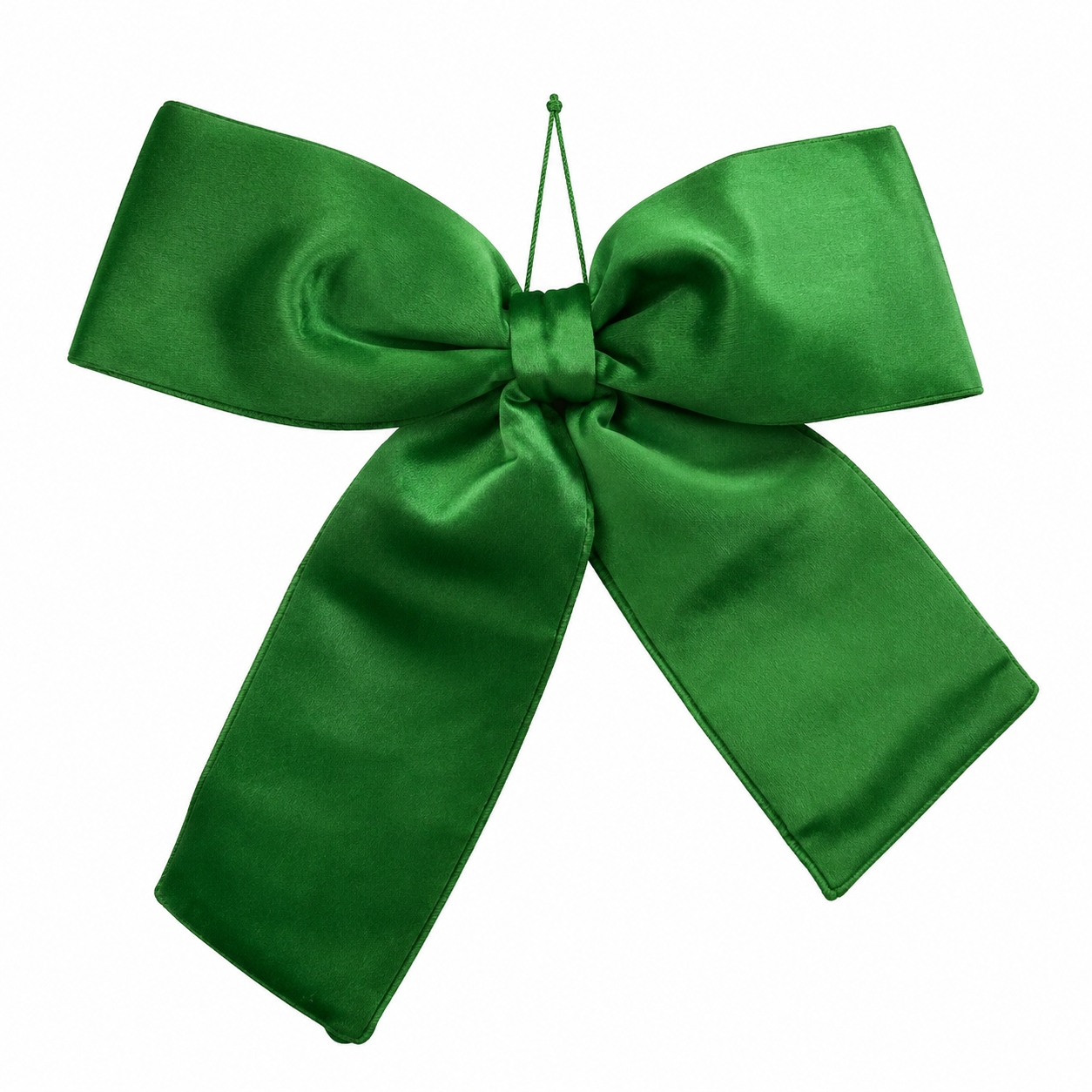 Moño Navideño Satín Verde – Galerías el Triunfo