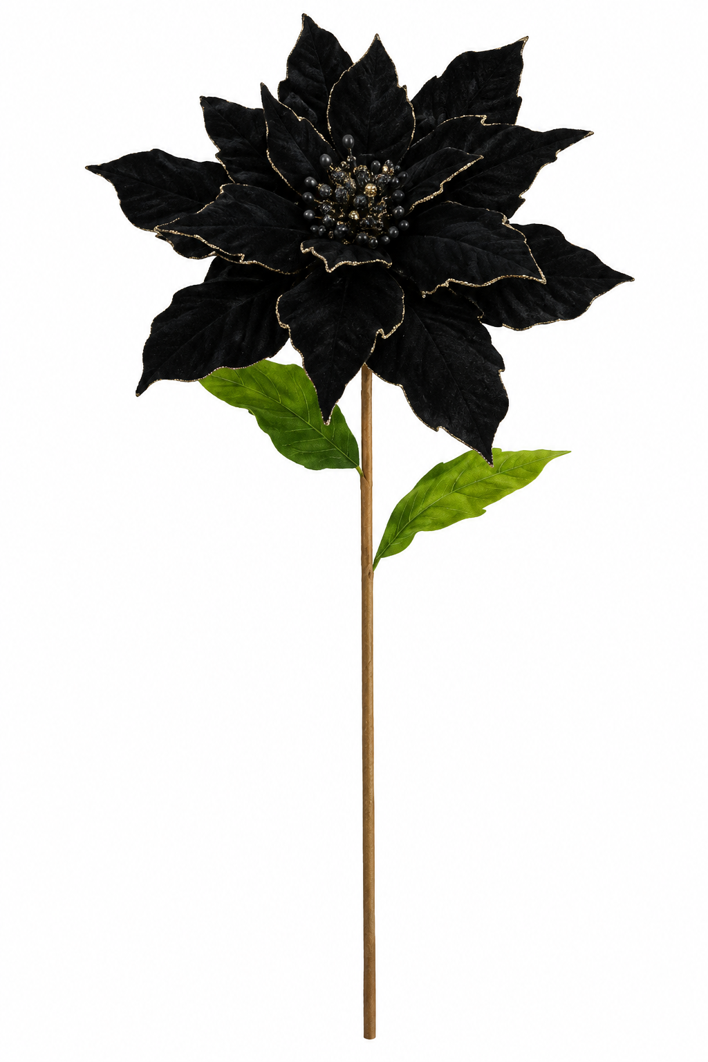 Vara de Nochebuena Negra de Terciopelo – Galerías el Triunfo