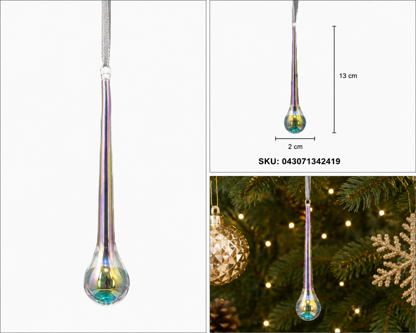 Colgante Navideño Estalactita Tornasol – Galerías el Triunfo