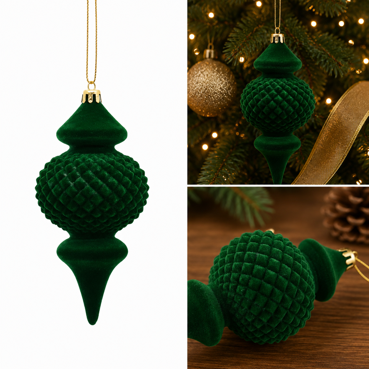 Esfera Gota Imperial Verde Esmeralda - Galerías el Triunfo