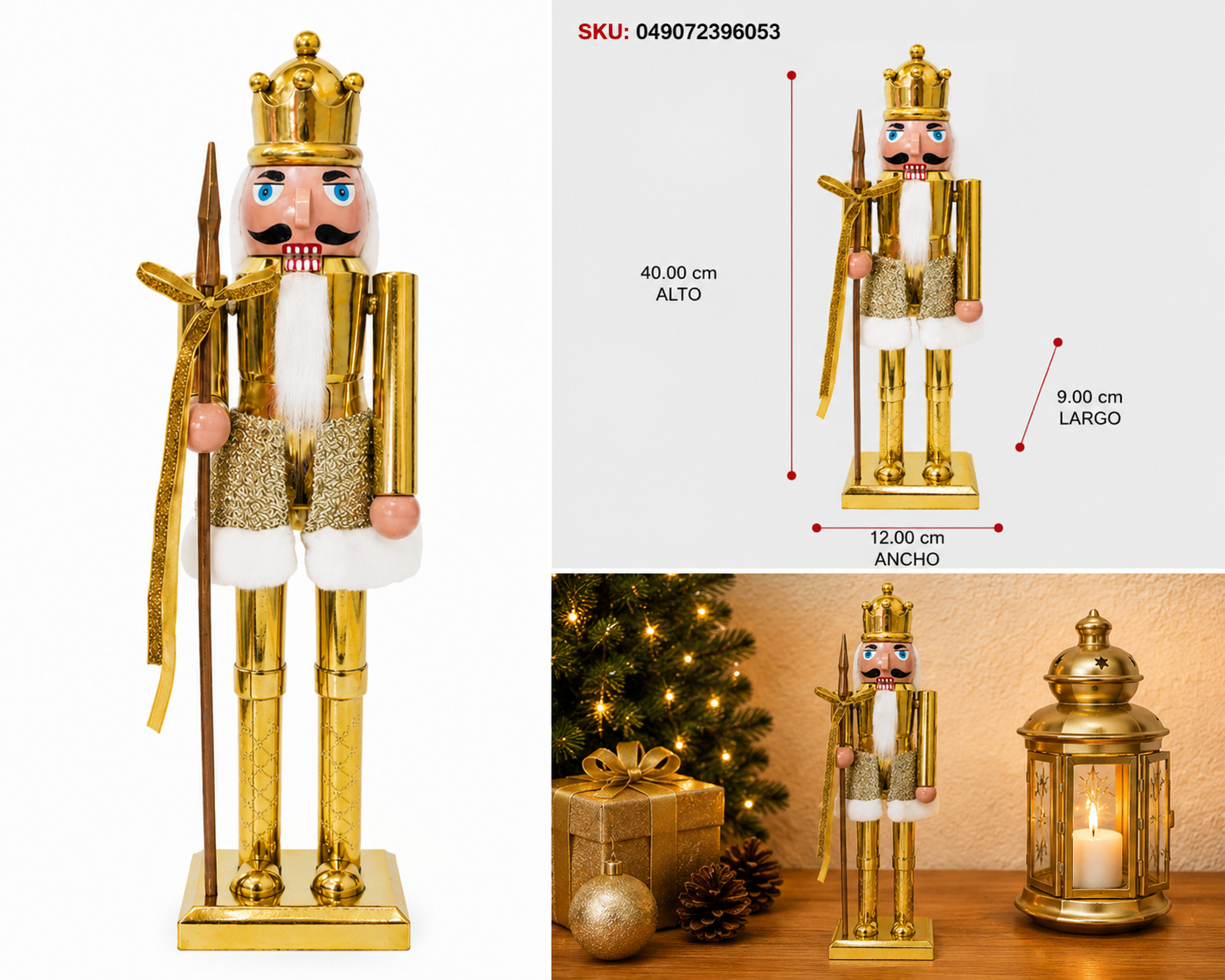 Cascanueces Rey Dorado- Galerías el Triunfo
