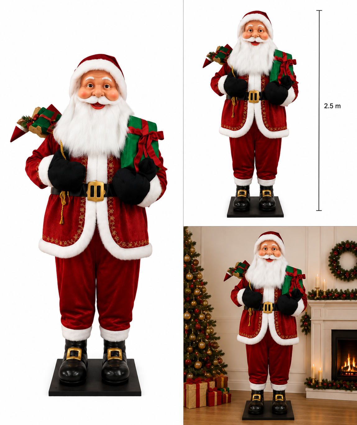 Santa Claus Gigante Retráctil – Galerías el Triunfo