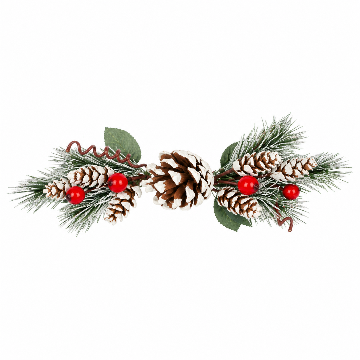 Pick Navideño de Pino con Piñas y Bayas – Galerías el Triunfo