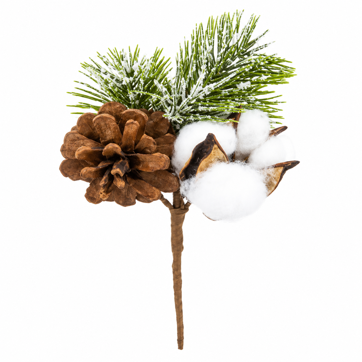 Pick Navideño de Piña, Pino y Algodón – Galerías el Triunfo
