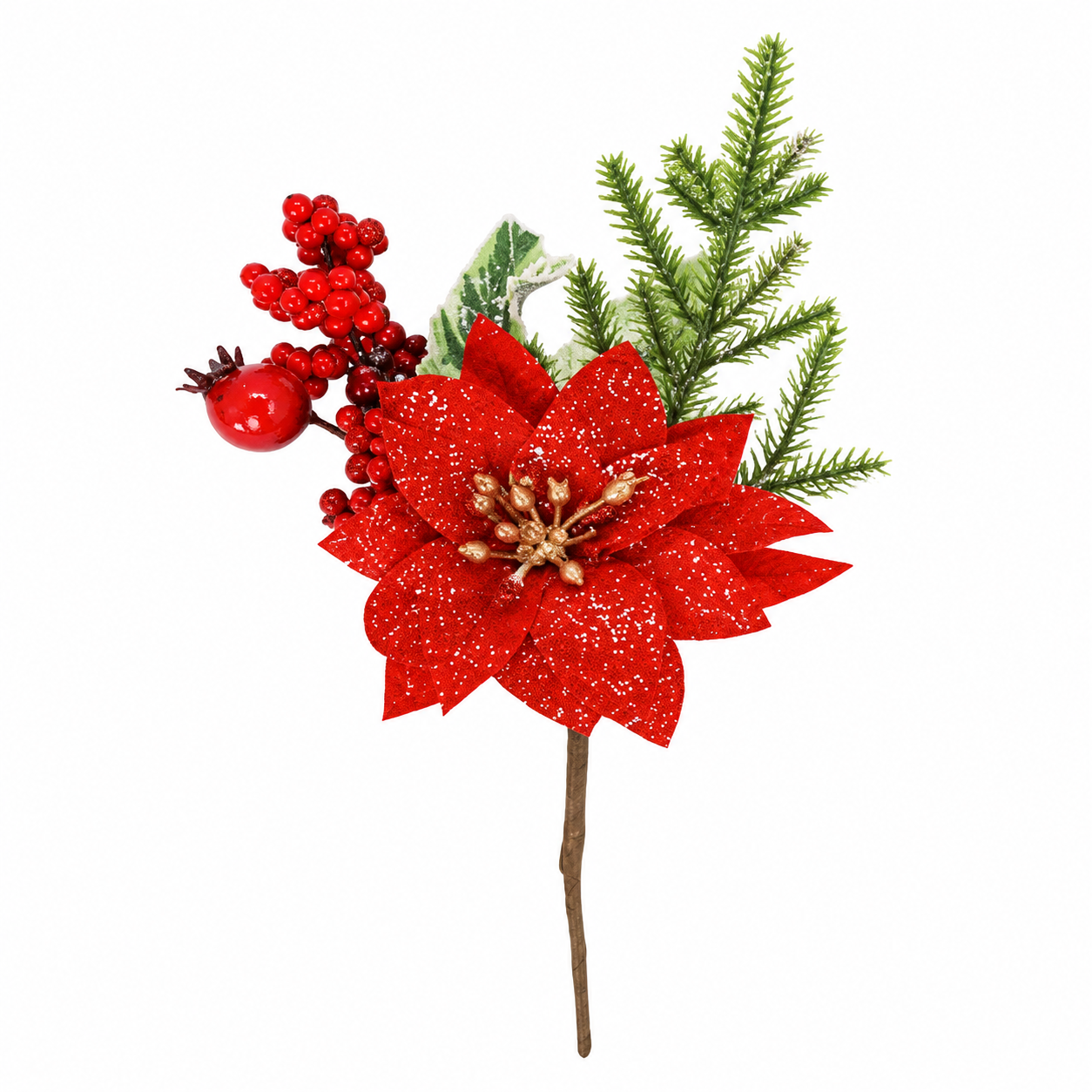 Pick de Nochebuena Moteada Roja – Galerías el Triunfo