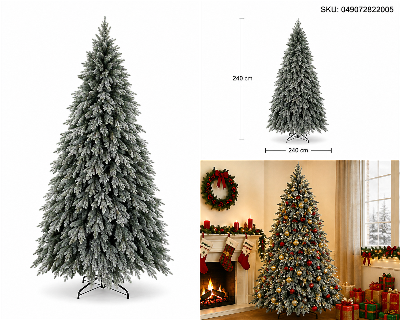 Árbol de Navidad Nórdico de Follaje Colgante – Galerías el Triunfo