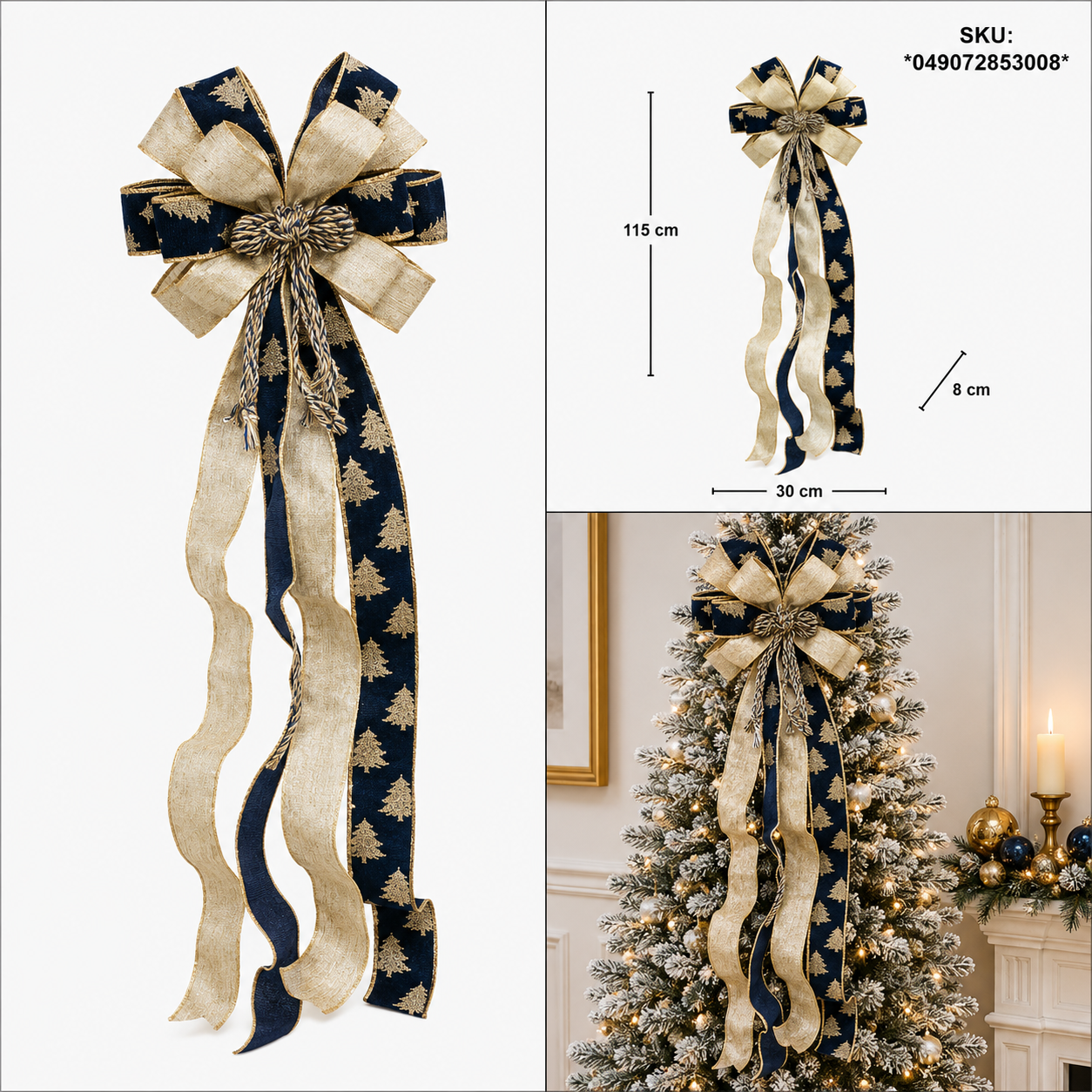 Moño Navideño Pinos Imperiales – Galerías el Triunfo