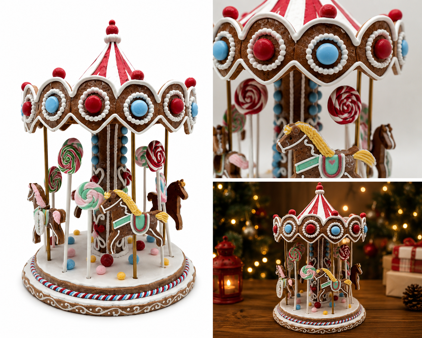Carrusel Navideño "Gourmet Sweet" de Jengibre - Galerías el Triunfo