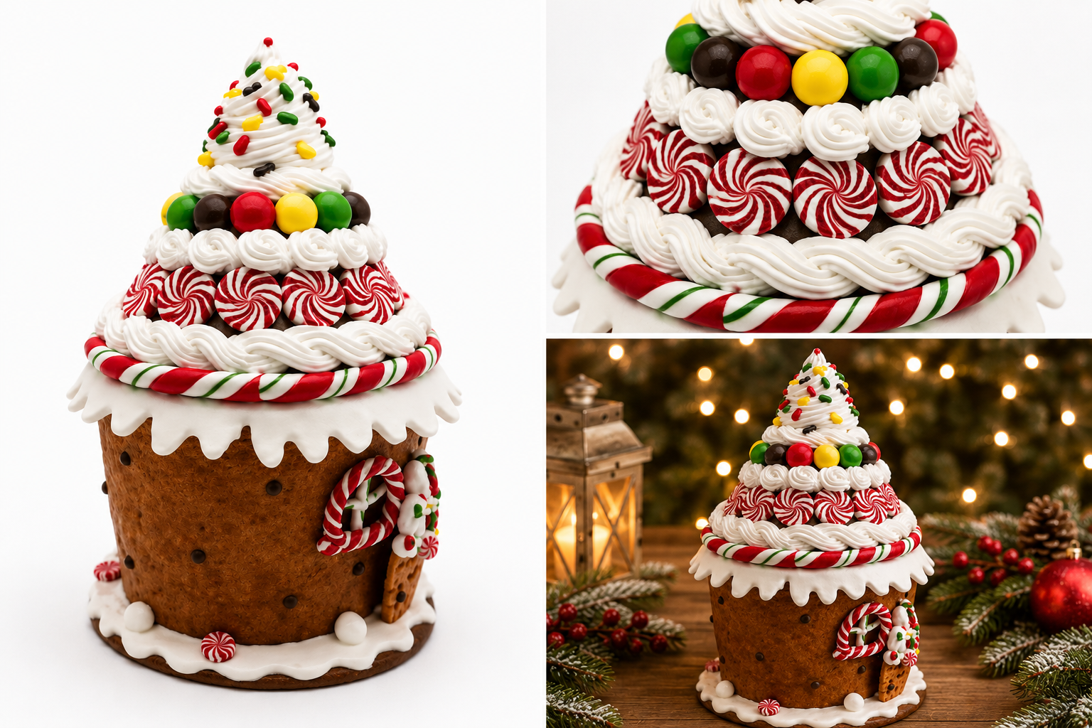 Cupcake Navideño de Jengibre "Gourmet Sweet" - Galerías el Triunfo