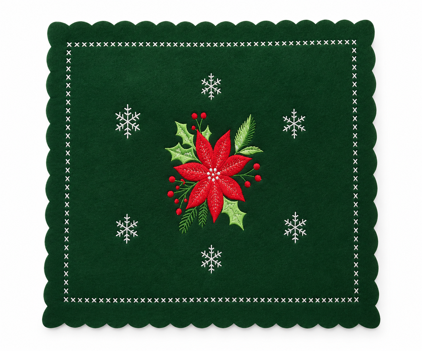 Mantel Individual Nochebuena Navideña – Galerías el Triunfo
