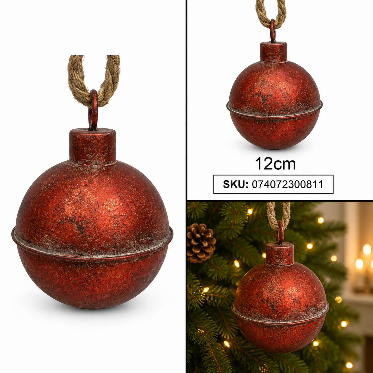 Cascabel Rojo Acabado Vintage – Galerías el Triunfo