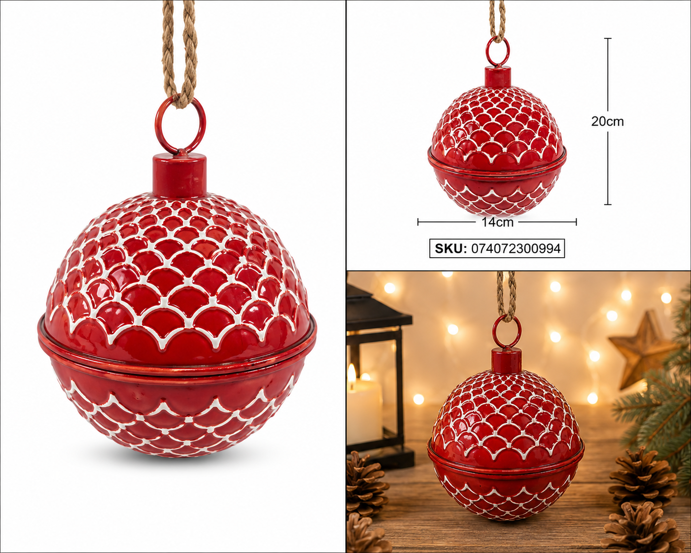 Cascabel Escamado Rojo con Pátina Blanca – Galerías el Triunfo
