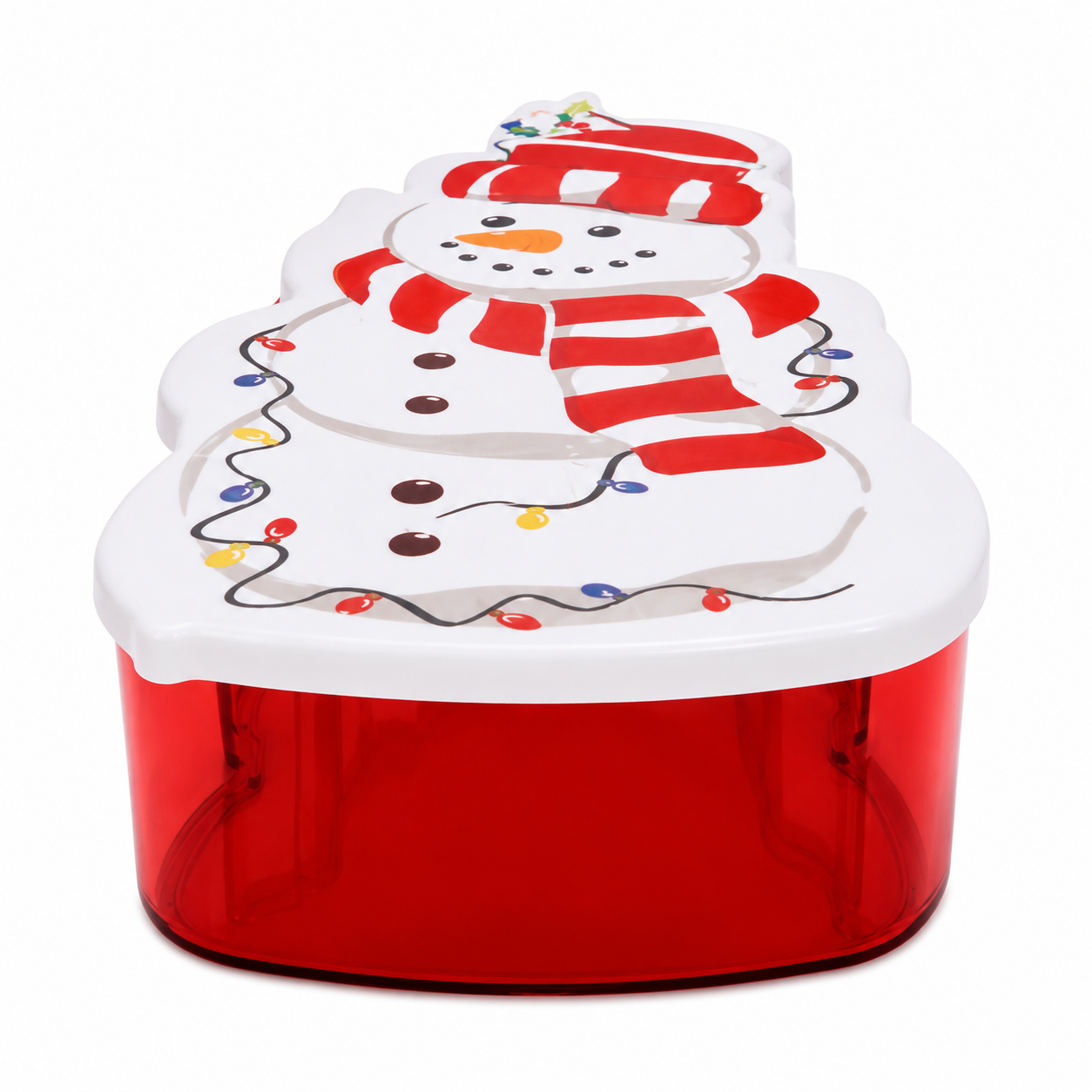 Caja Navideña con Tapa de Muñeco de Nieve – Galerías el Triunfo