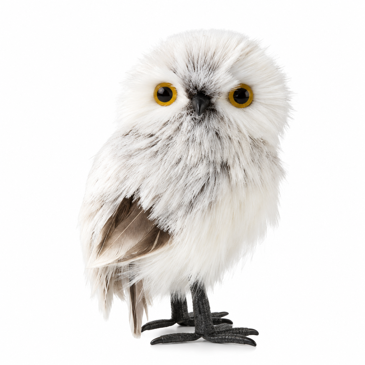 Búho Blanco de Plumaje Suave – Galerías el Triunfo