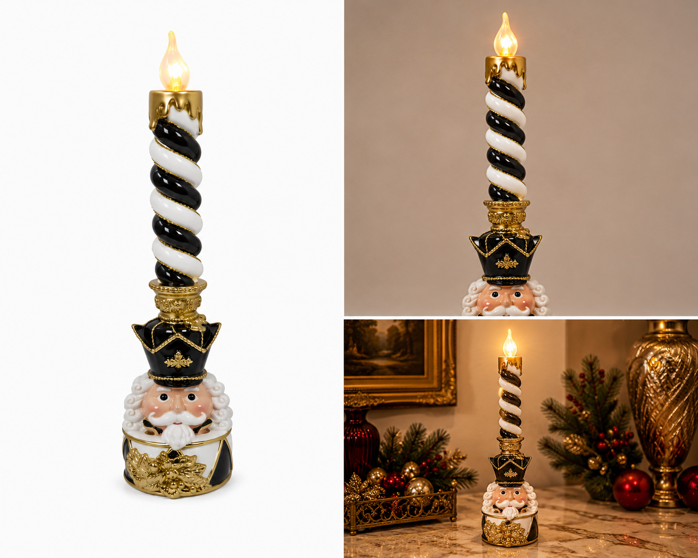 Vela LED Cascanueces Rey - Galerías el Triunfo