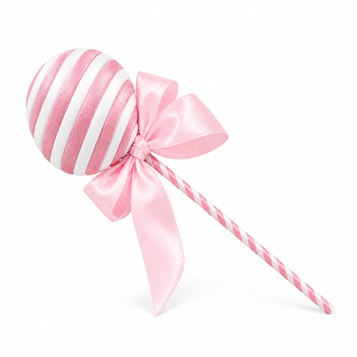 Adorno Navideño Diseño de Paleta Rosa y Blanco – Galerías el Triunfo