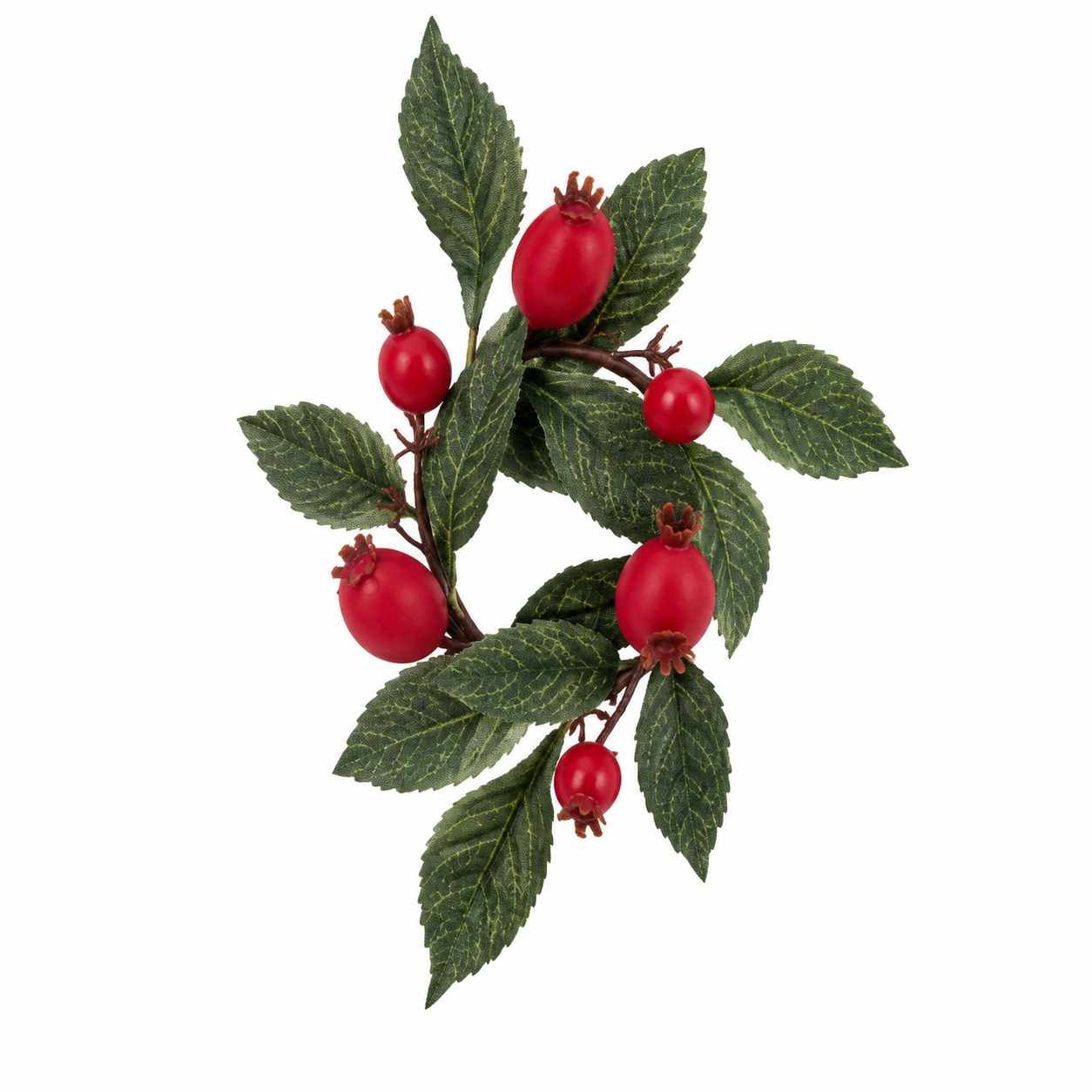 Pick Navideño de Bayas Rojas y Hojas Verdes – Galerías el Triunfo