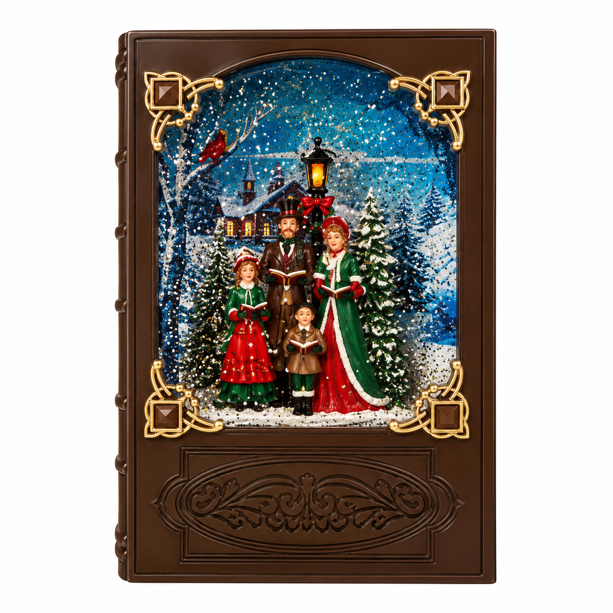 Libro Navideño con Familia y Luces LED – Galerías el Triunfo