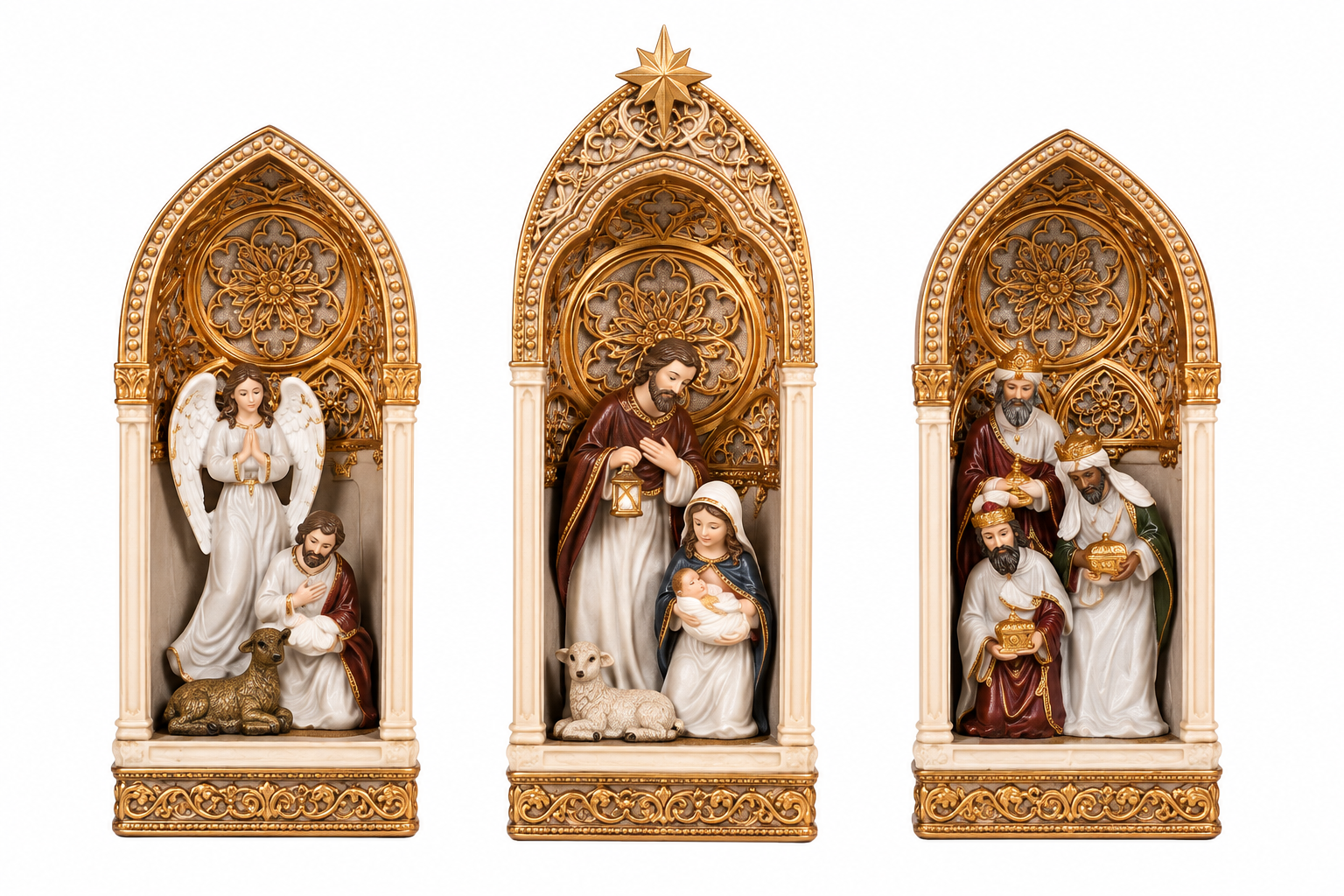 Nacimiento en 3 Retablos – Galerías el Triunfo