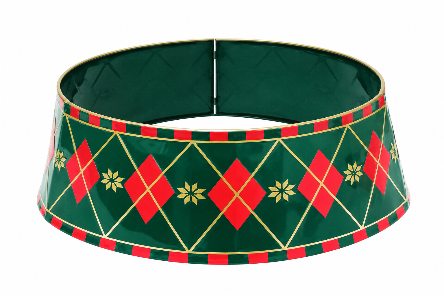 Falda de Árbol de Navidad de Rombos y Copos – Galerías el Triunfo