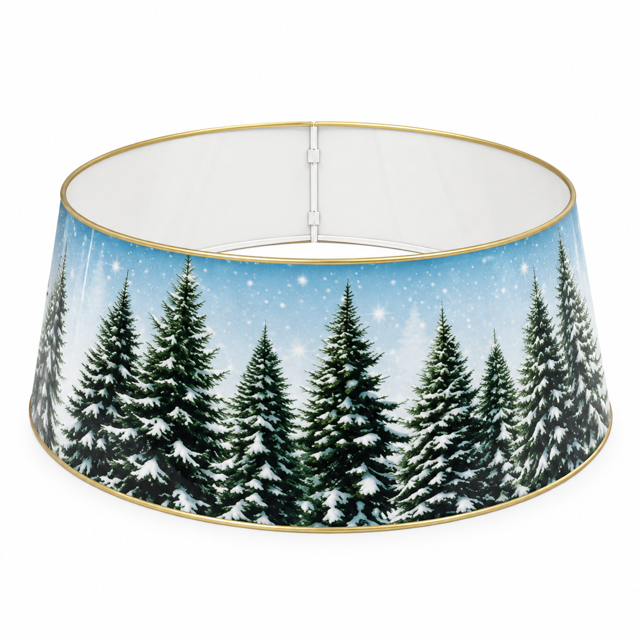 Falda de Árbol de Navidad con Bosque Nevado – Galerías el Triunfo