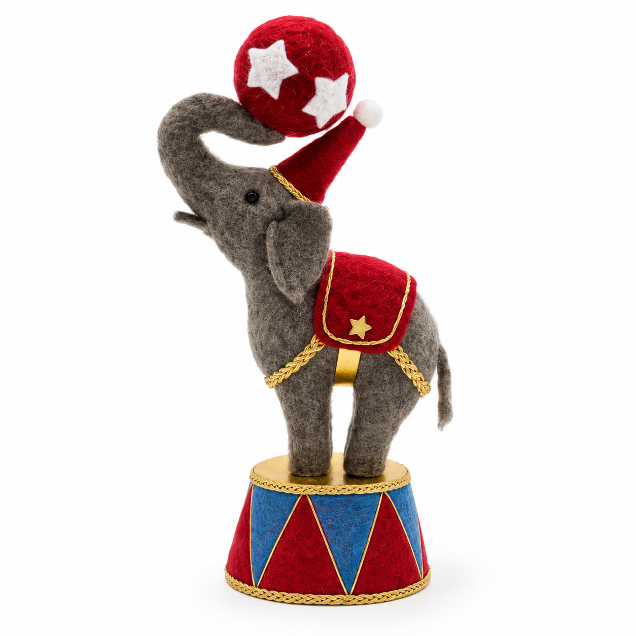 Elefante Cirquero con Pelota sobre Podio – Galerías el Triunfo