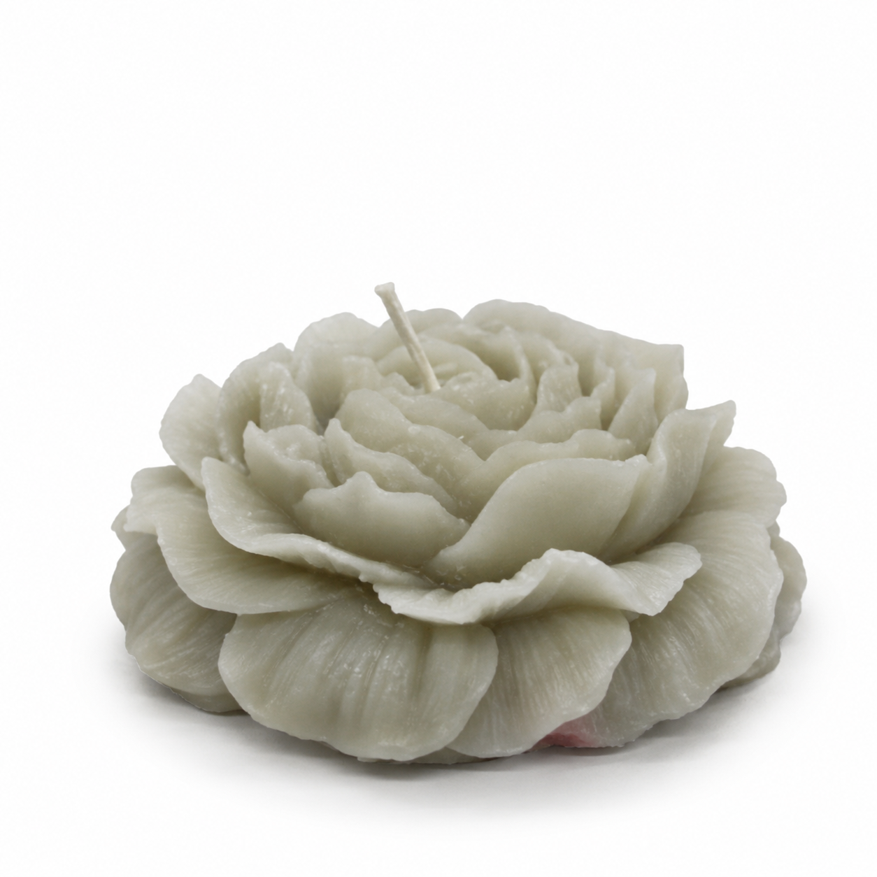 Vela Flor de Loto Gris Perla – Galerías el Triunfo