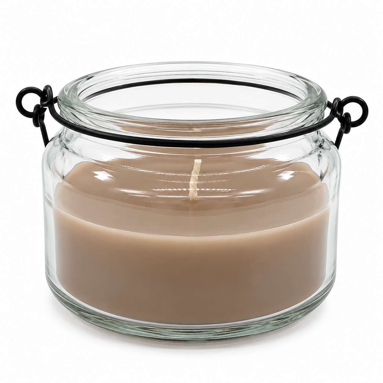 Vela Moka en Frasco de Vidrio con Asas – Galerías el Triunfo