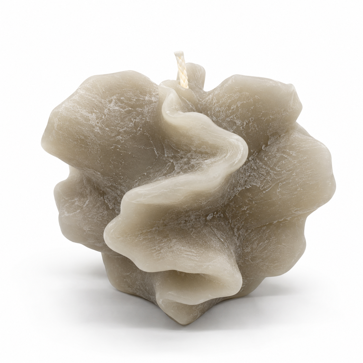 Vela Gris Perla Ondas Abstractas – Galerías el Triunfo