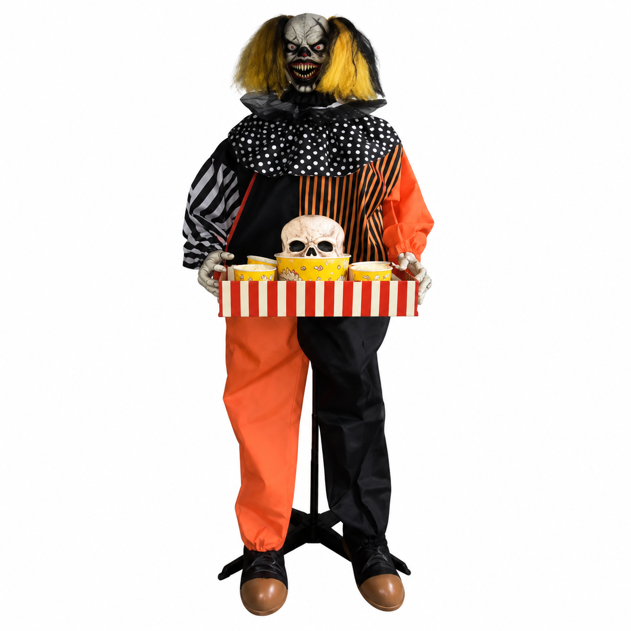 Payaso Siniestro con Caja de Palomitas – Galerías el Triunfo
