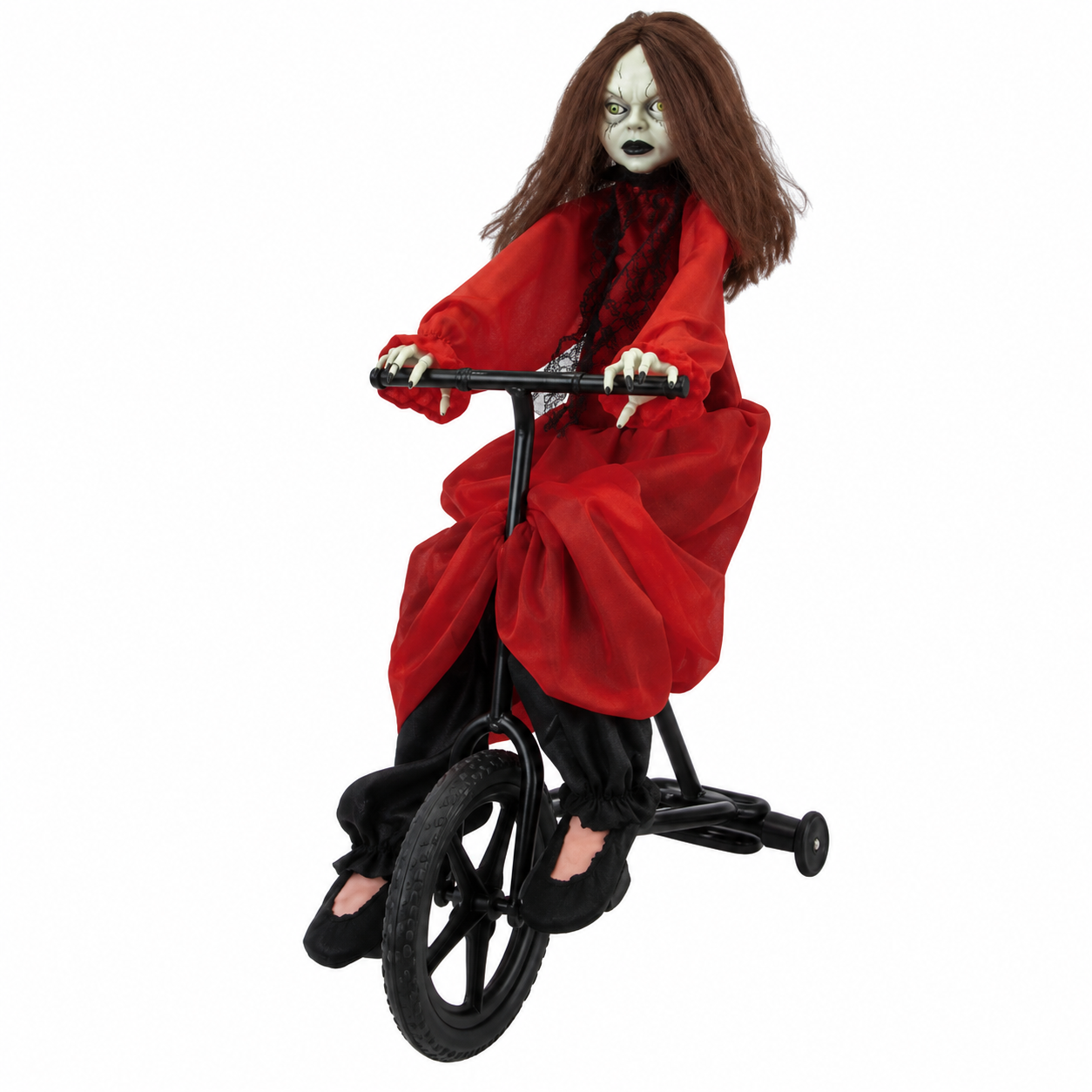 Niña Fantasma en Triciclo – Galerías el Triunfo
