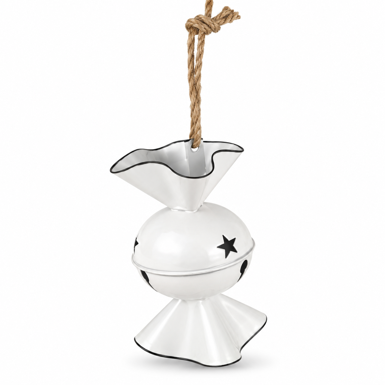 Caramelo Blanco con Estrella Calada – Galerías el Triunfo