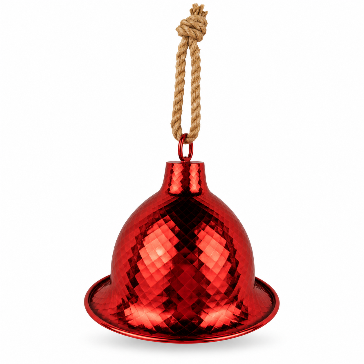 Campana Roja Facetada – Galerías el Triunfo