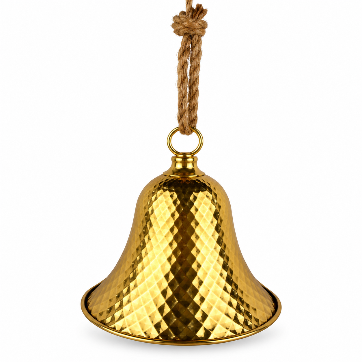 Campana Dorada Clásica Facetada – Galerías el Triunfo