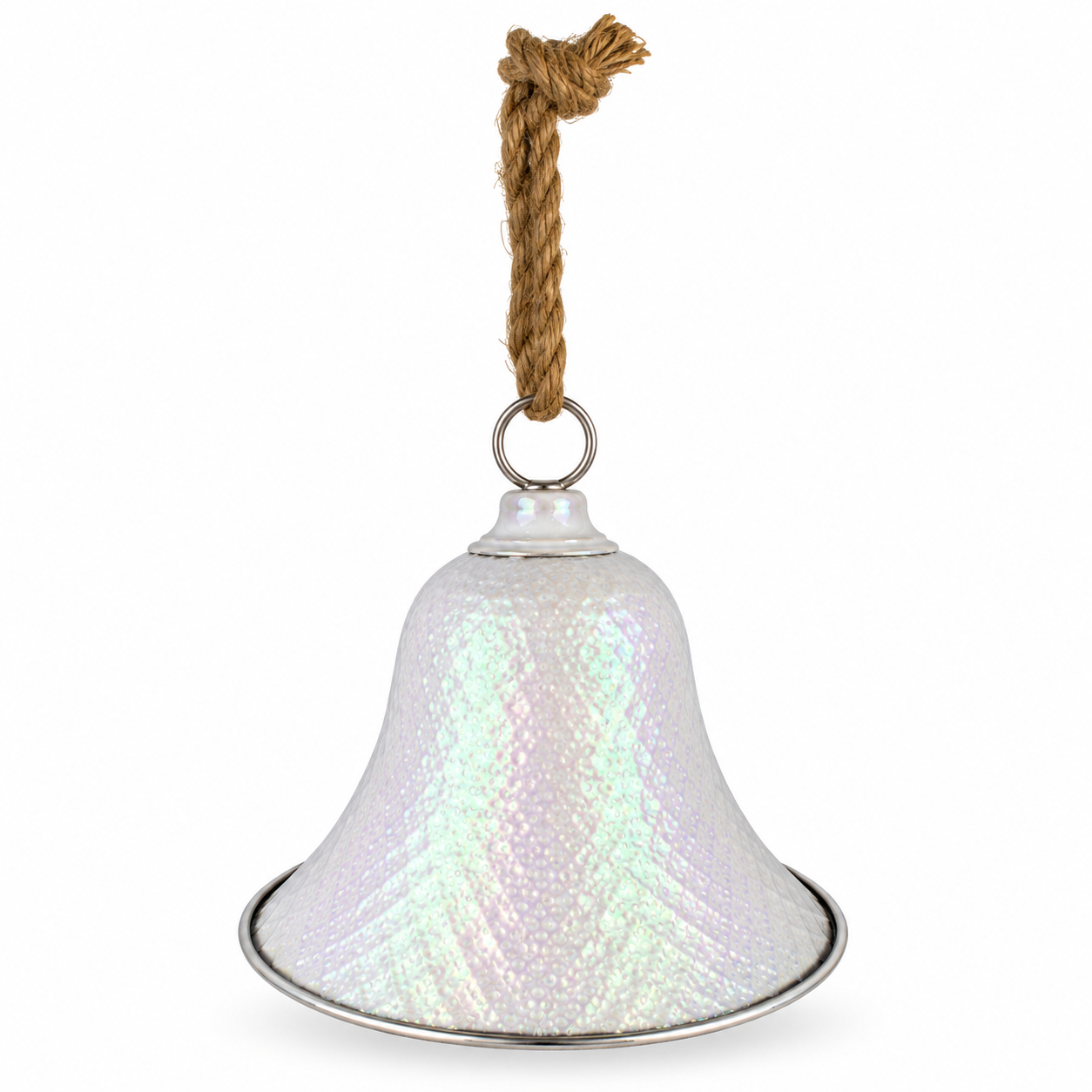 Campana Blanca Clásica Facetada – Galerías el Triunfo