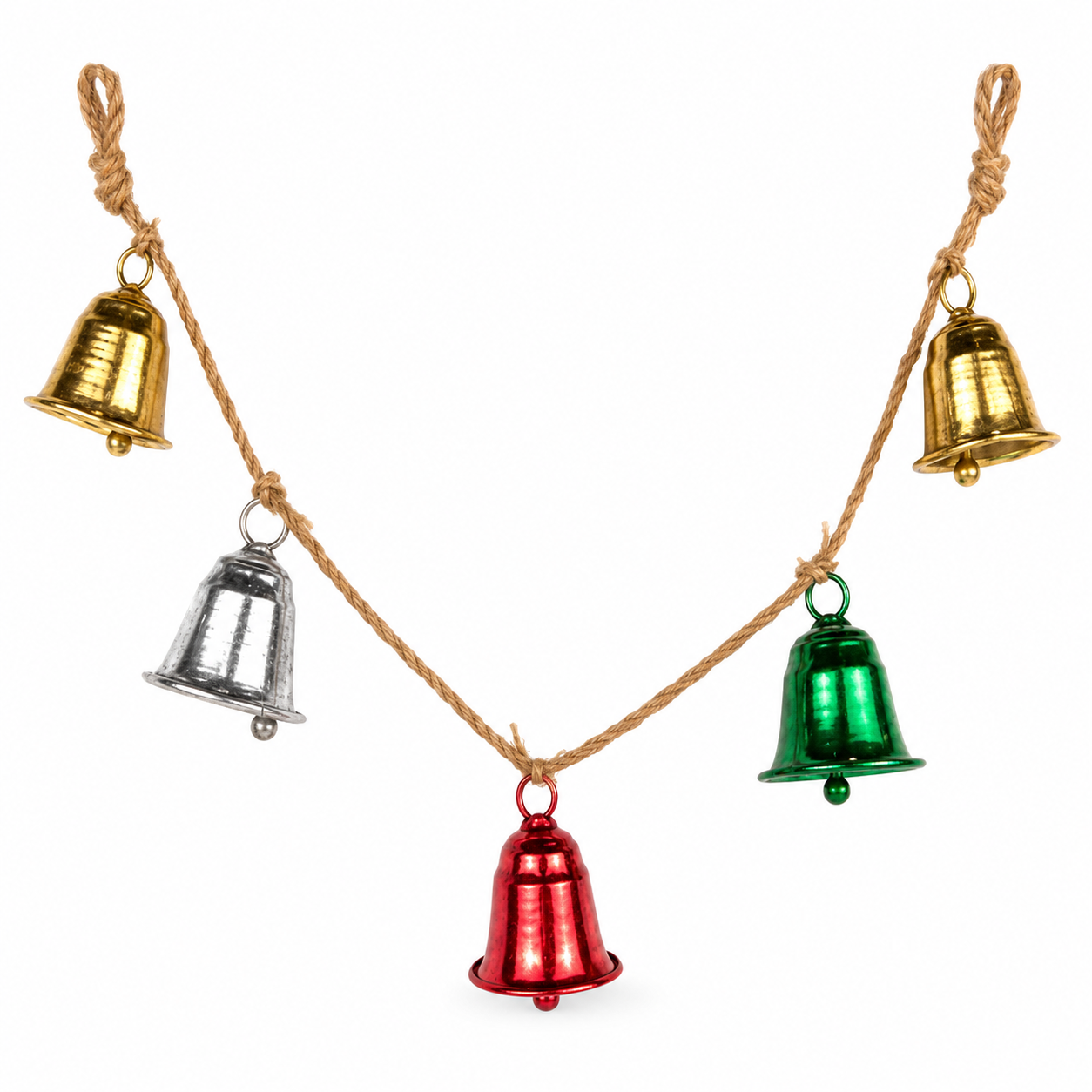 Set de 5 Campanas con Estrellas Caladas – Galerías el Triunfo