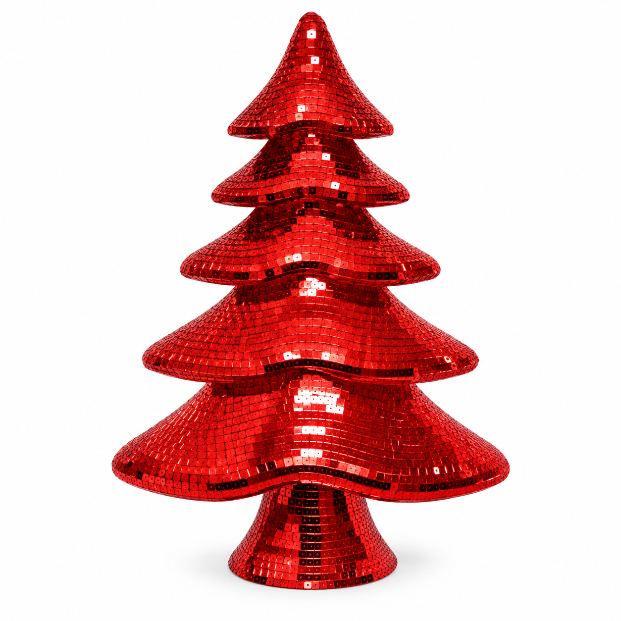 Árbol Navideño Disco Ball Rojo – Galerías el Triunfo