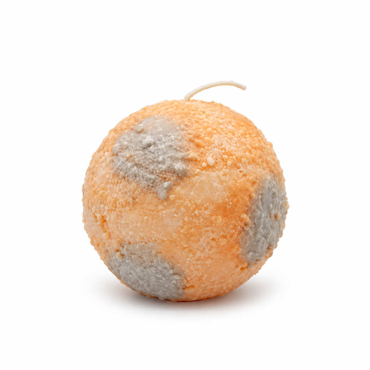 Vela Texturizada Naranja con Difuminado Gris - Galerías el Triunfo