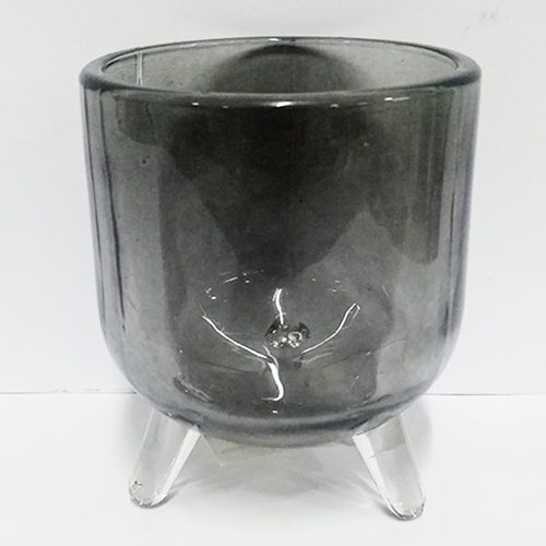 Candelabro de vidrio negro - Galerías el Triunfo - 210071607149
