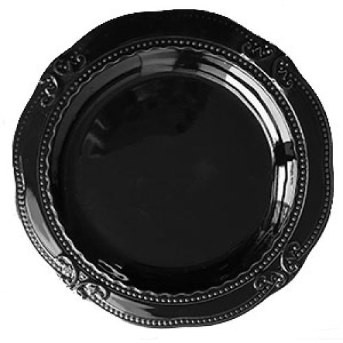 Plato de porcelana negro - Galerías el Triunfo - 291001736003